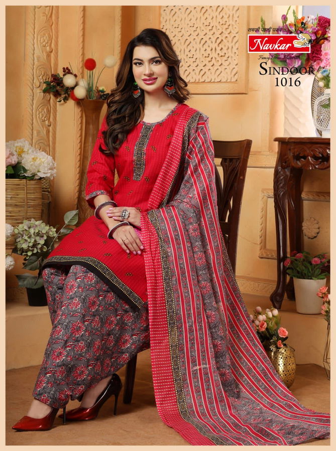 Navkar Sindoor Vol 20 Cotton Printed Readymade Suits Catalog
